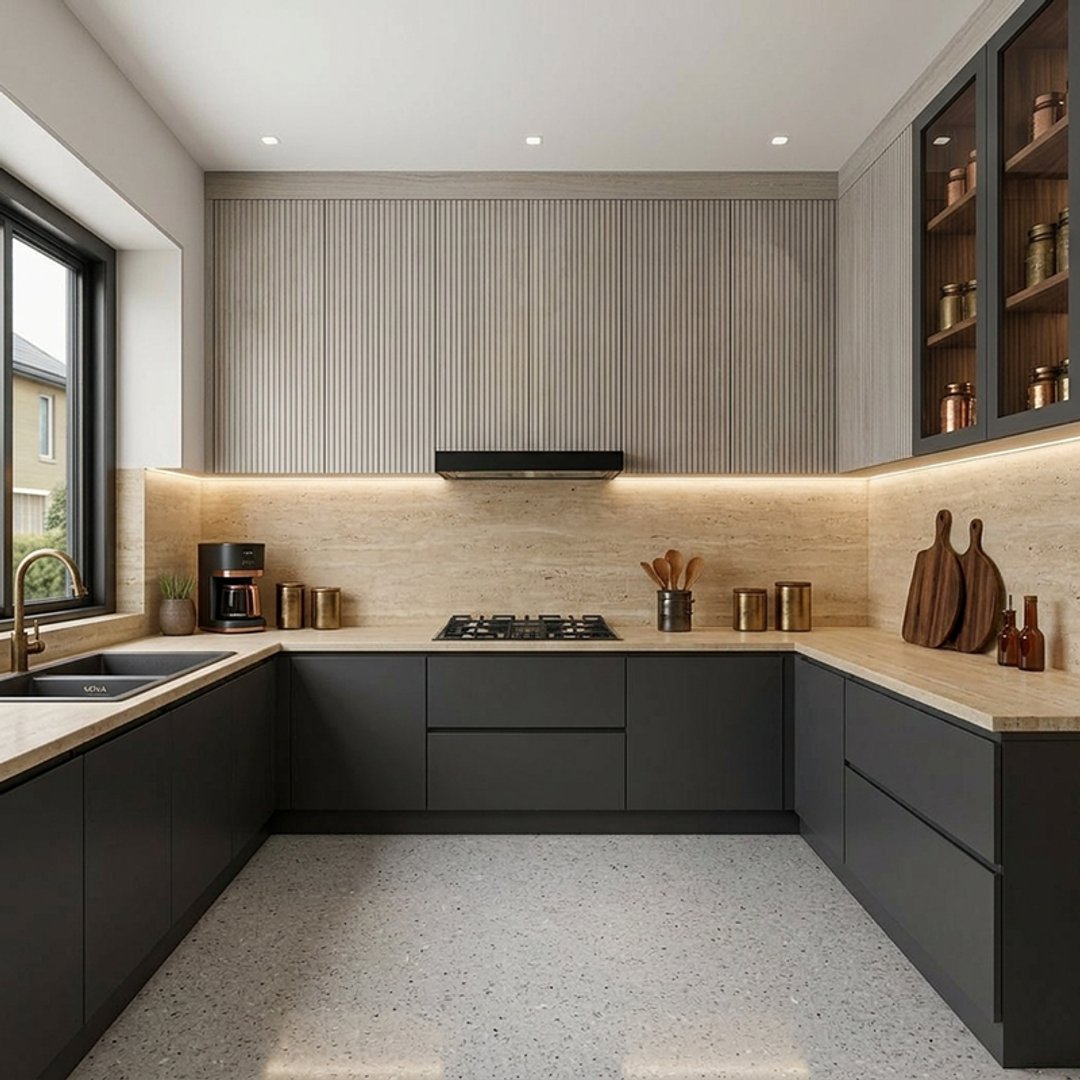 Contemporary Square Flooring Design with Light Grey and White Tiles